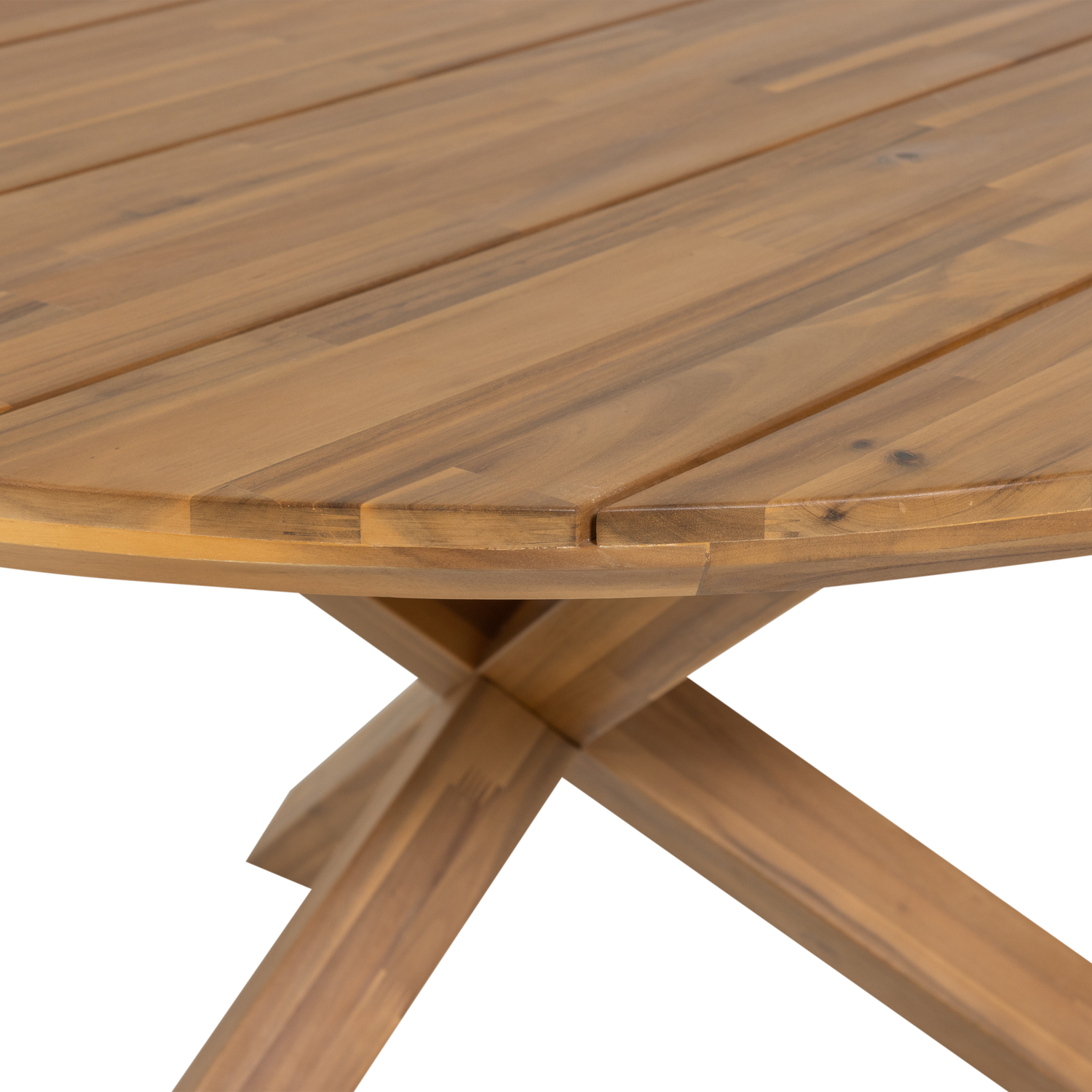 KIRO GARDEN TABLE O135 CM ACACIA WOOD NATURAL [fsc]