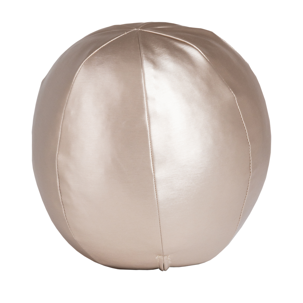 RODEO BALL CUSHION SMALL METALLIC NATURAL