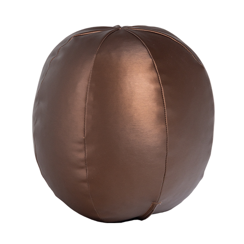 RODEO BALL CUSHION SMALL METALLIC WARM BROWN