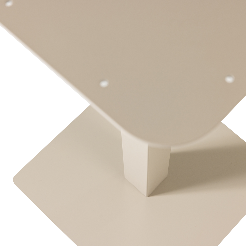 BISTRO SQUARE BAR TABLE TUBE LEG METAL LEG DG 105x50x50CM