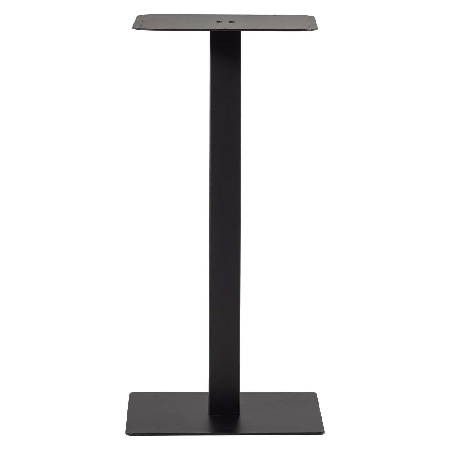 BISTRO SQUARE BAR TABLE TUBE LEG METAL LEG BLACK 105x50x50CM