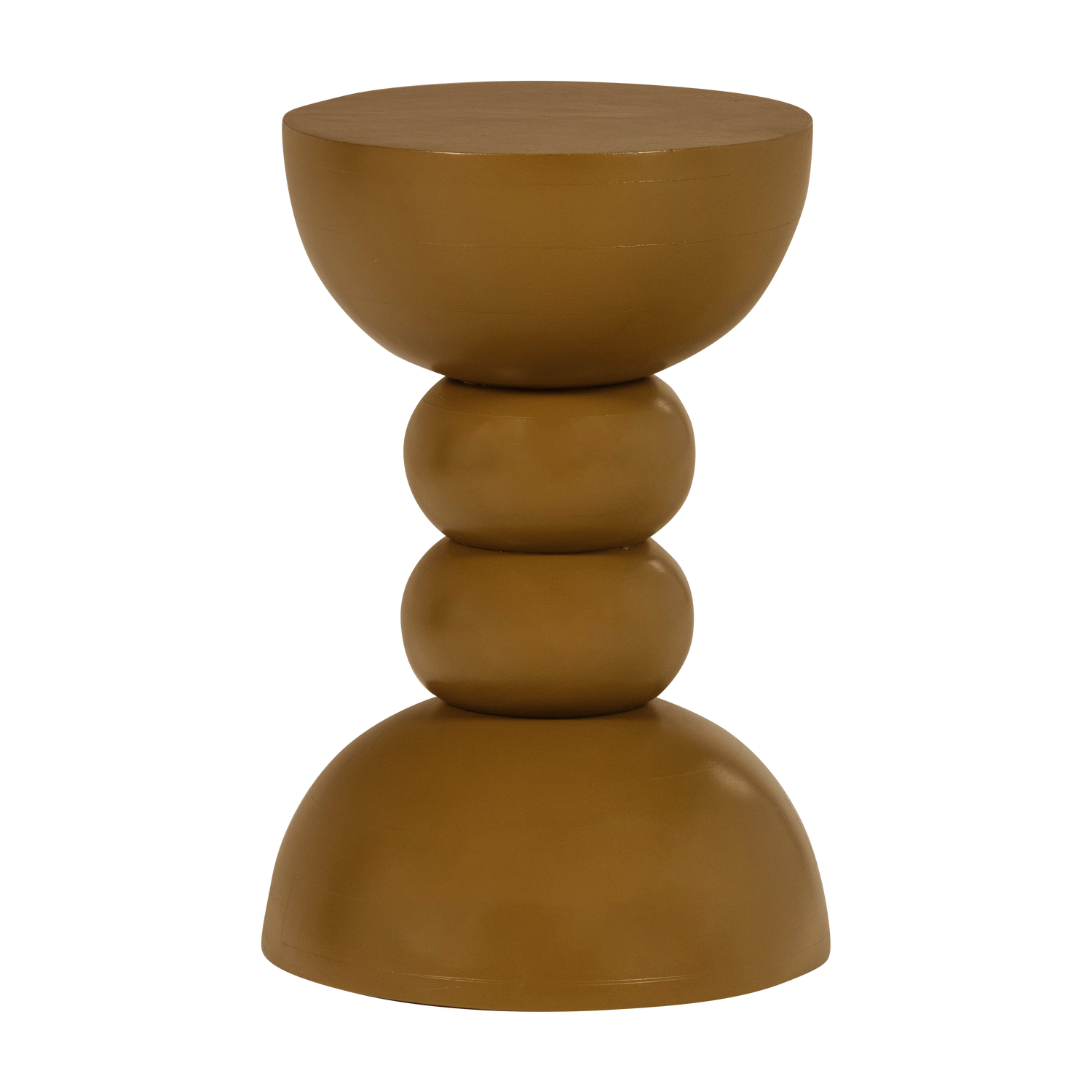 MIEL SIDE TABLE MANGO WOOD HONEY YELLOW [fsc]