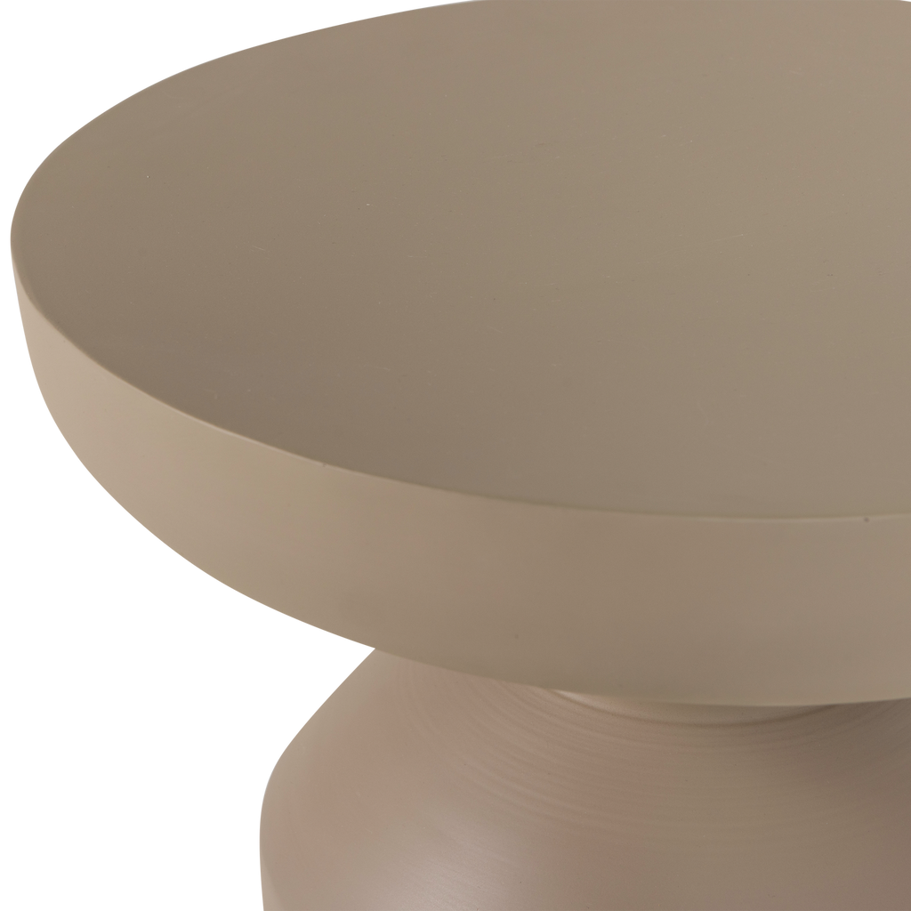 BOVA SIDE TABLE METAL BROWN