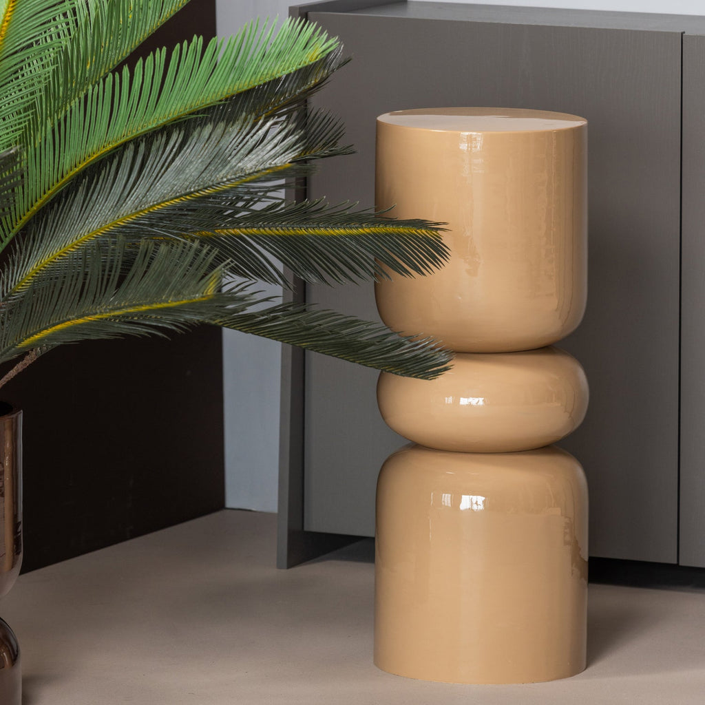 BRAVA PLANT STAND METAL SAND