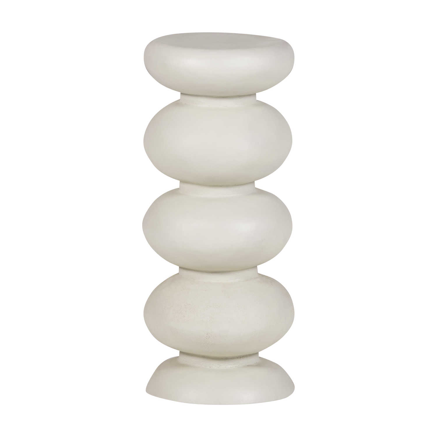 BRILO SIDE TABLE METAL CREME