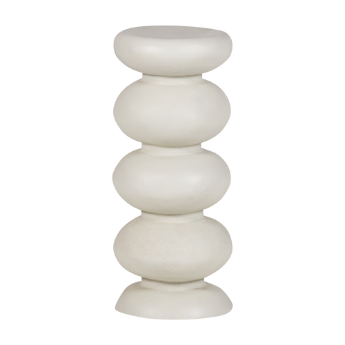 BRILO SIDE TABLE METAL CREME