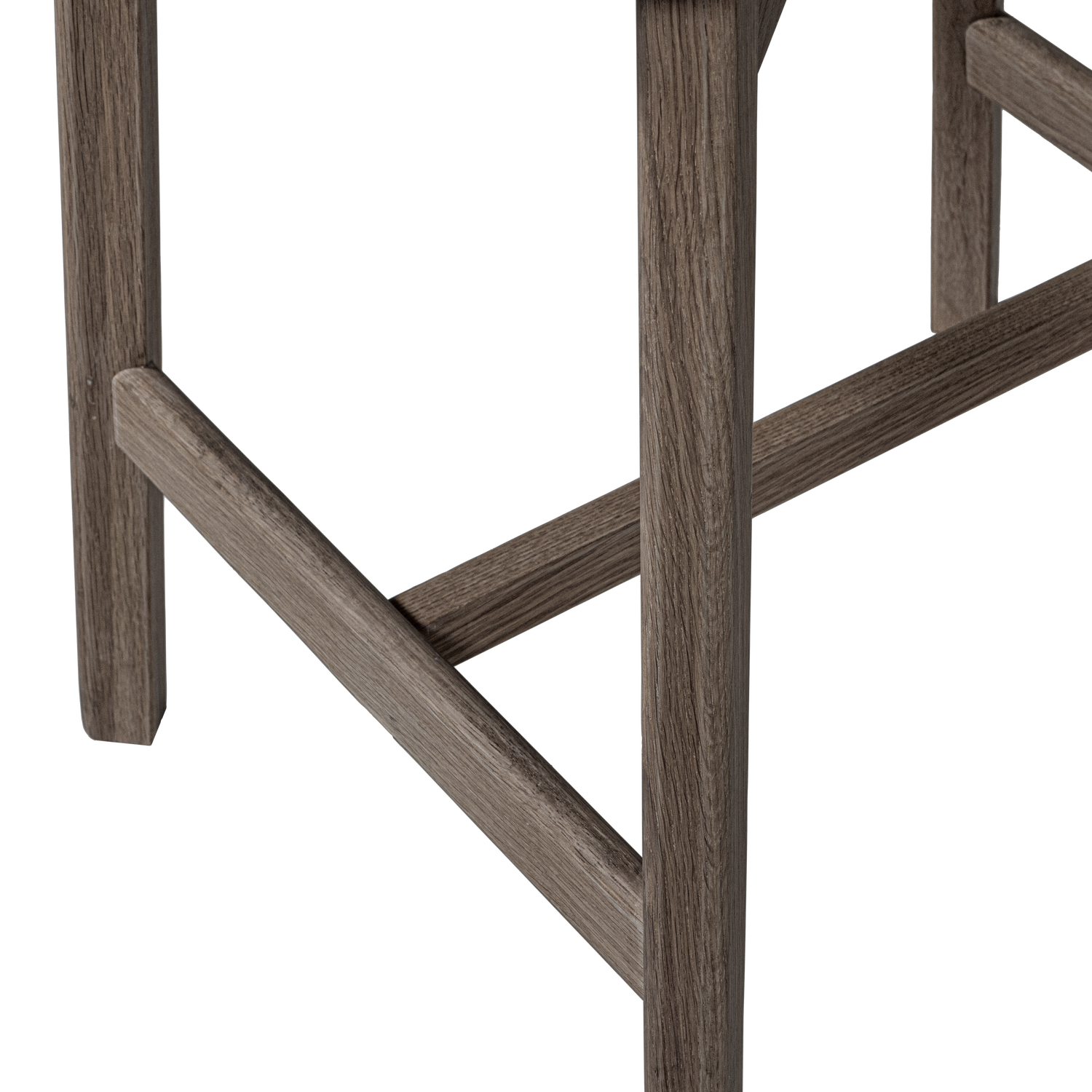 UDAR BAR STOOL NATURAL WITH WOODEN FRAME BROWN [fsc]