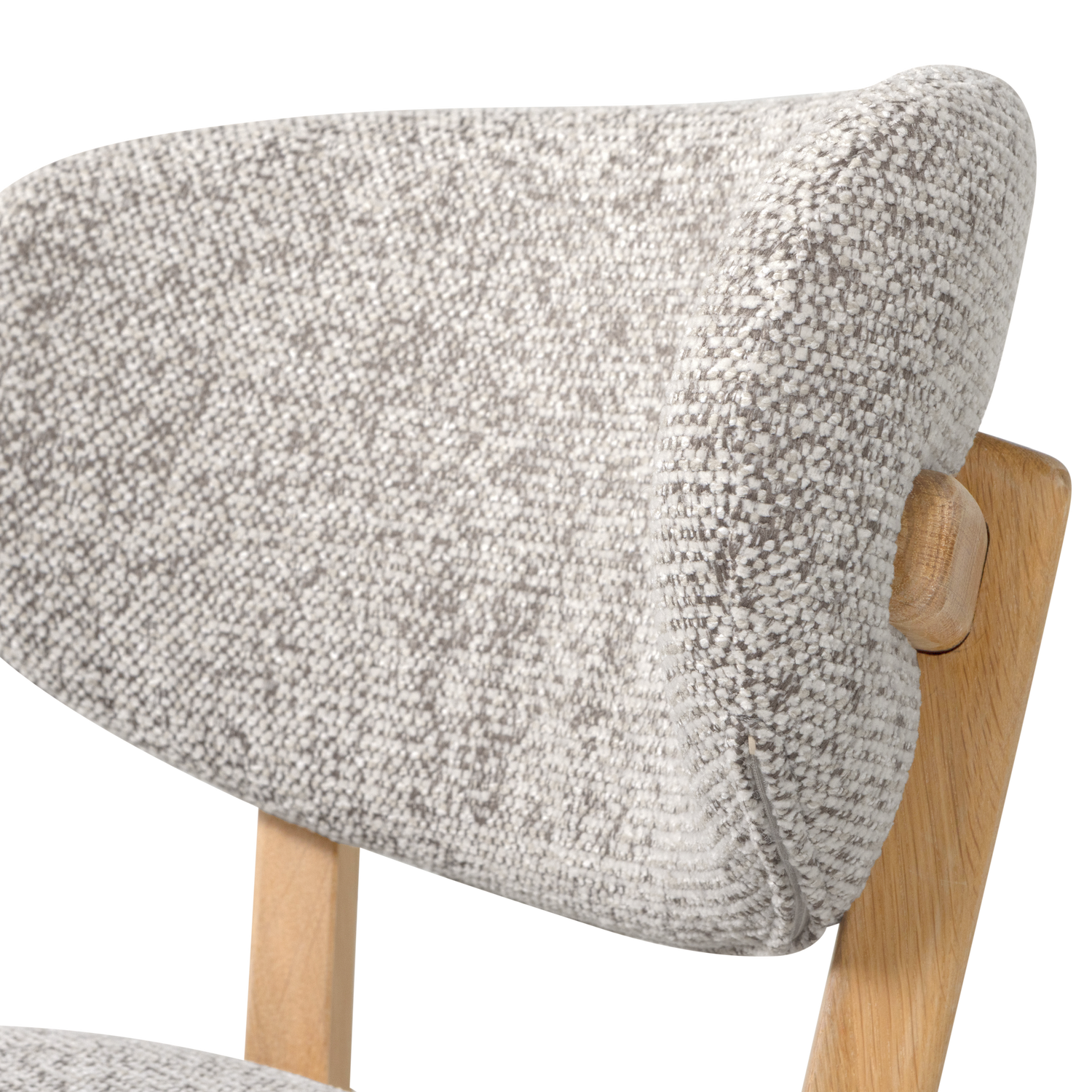 UDAR BAR STOOL NATURAL WITH WOODEN FRAME NATURAL [fsc]