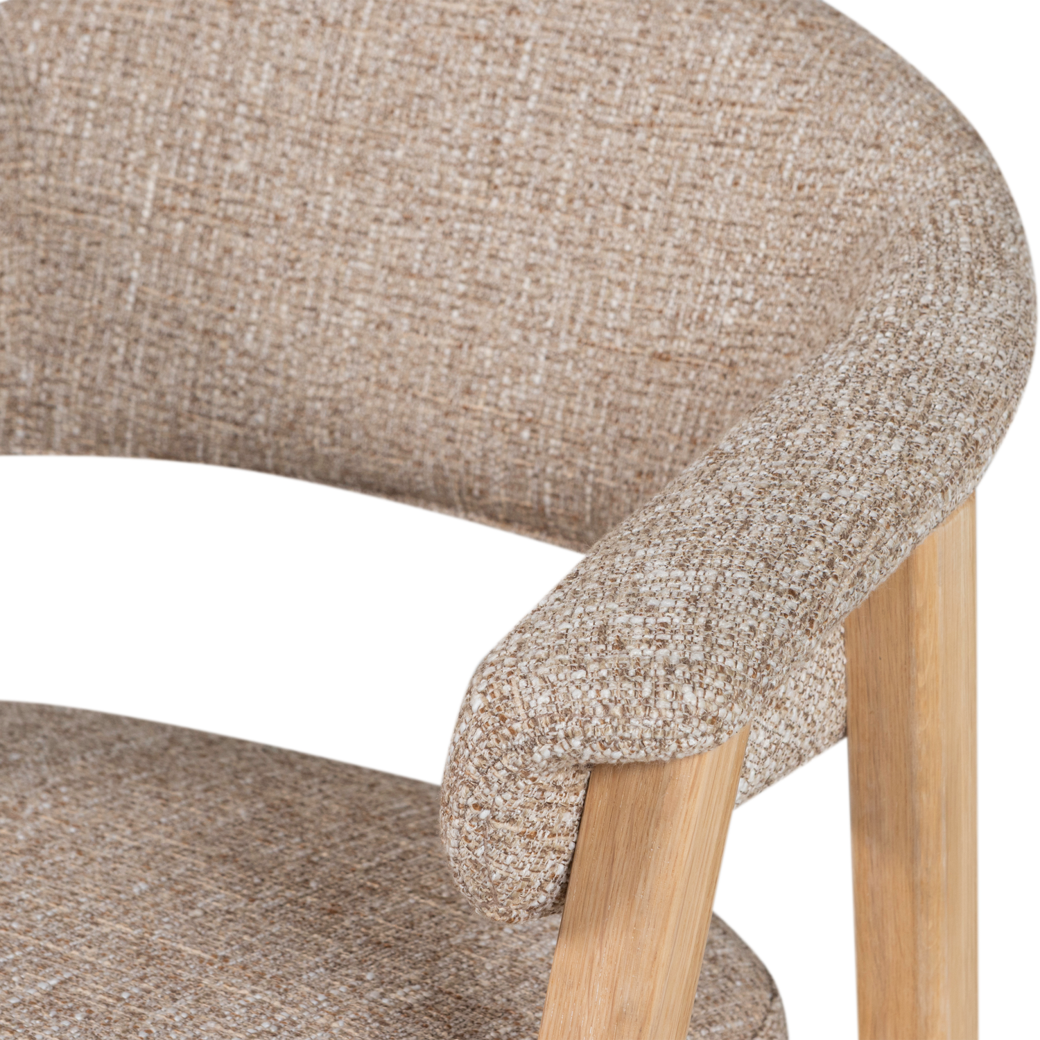 TUNAR DINING CHAIR WITH ARM WOOD NATURAL [fsc]