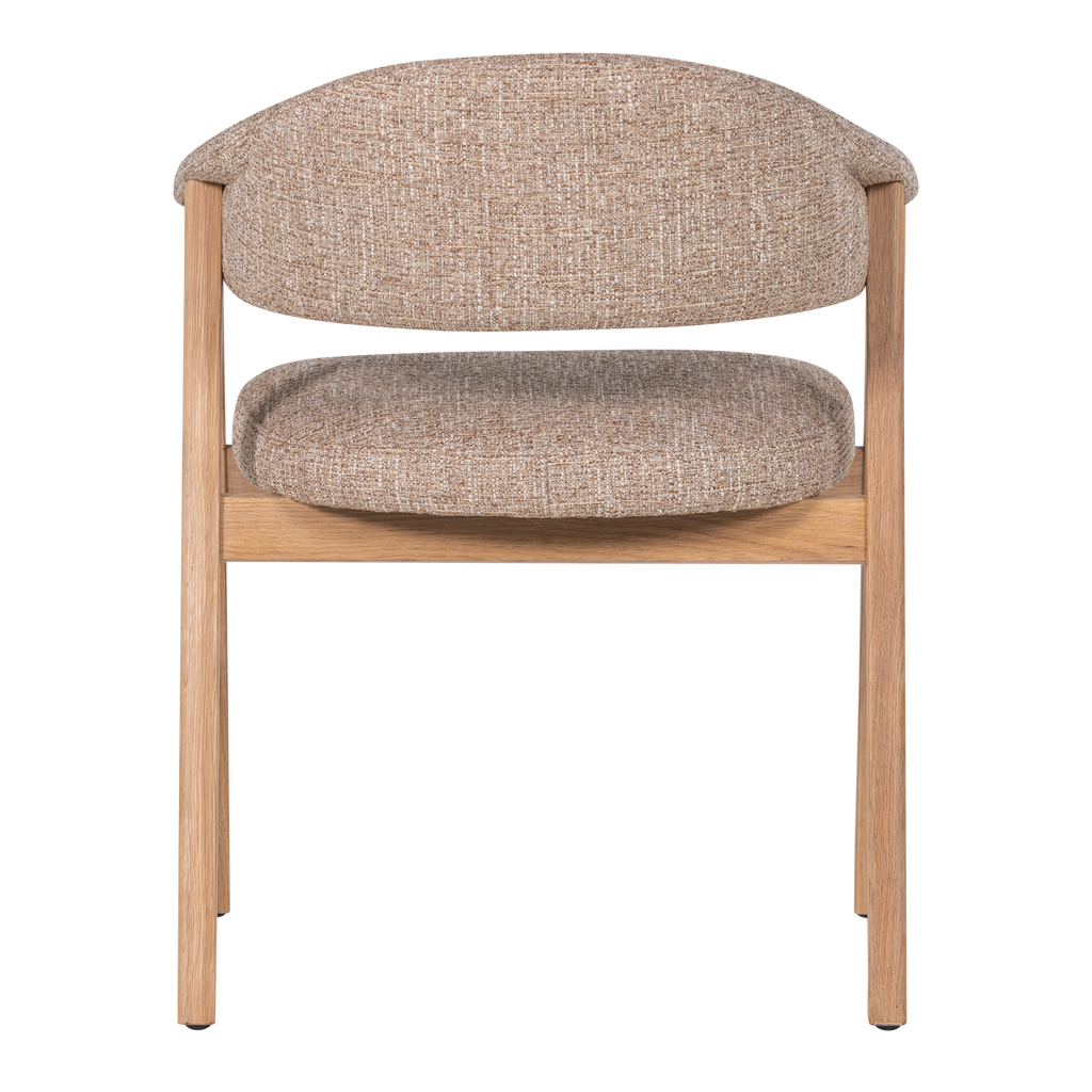 TUNAR DINING CHAIR WITH ARM WOOD NATURAL [fsc]