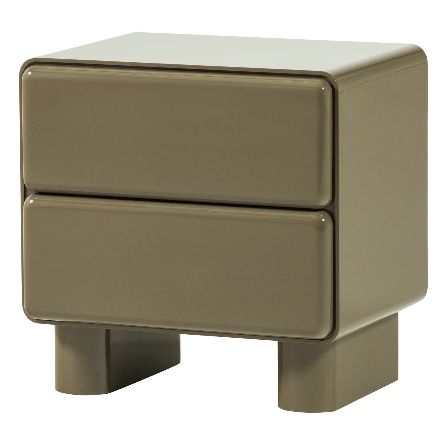LUSTRA DRESSER/NIGHT STAND WOOD GLOSS GREEN [fsc]