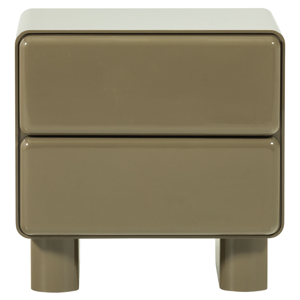 LUSTRA DRESSER/NIGHT STAND WOOD GLOSS GREEN [fsc]