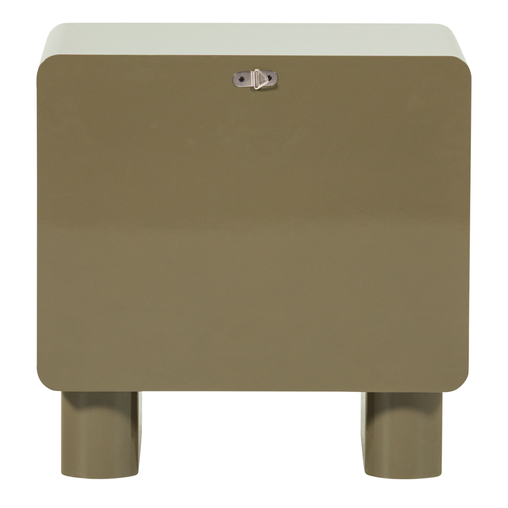 LUSTRA DRESSER/NIGHT STAND WOOD GLOSS GREEN [fsc]