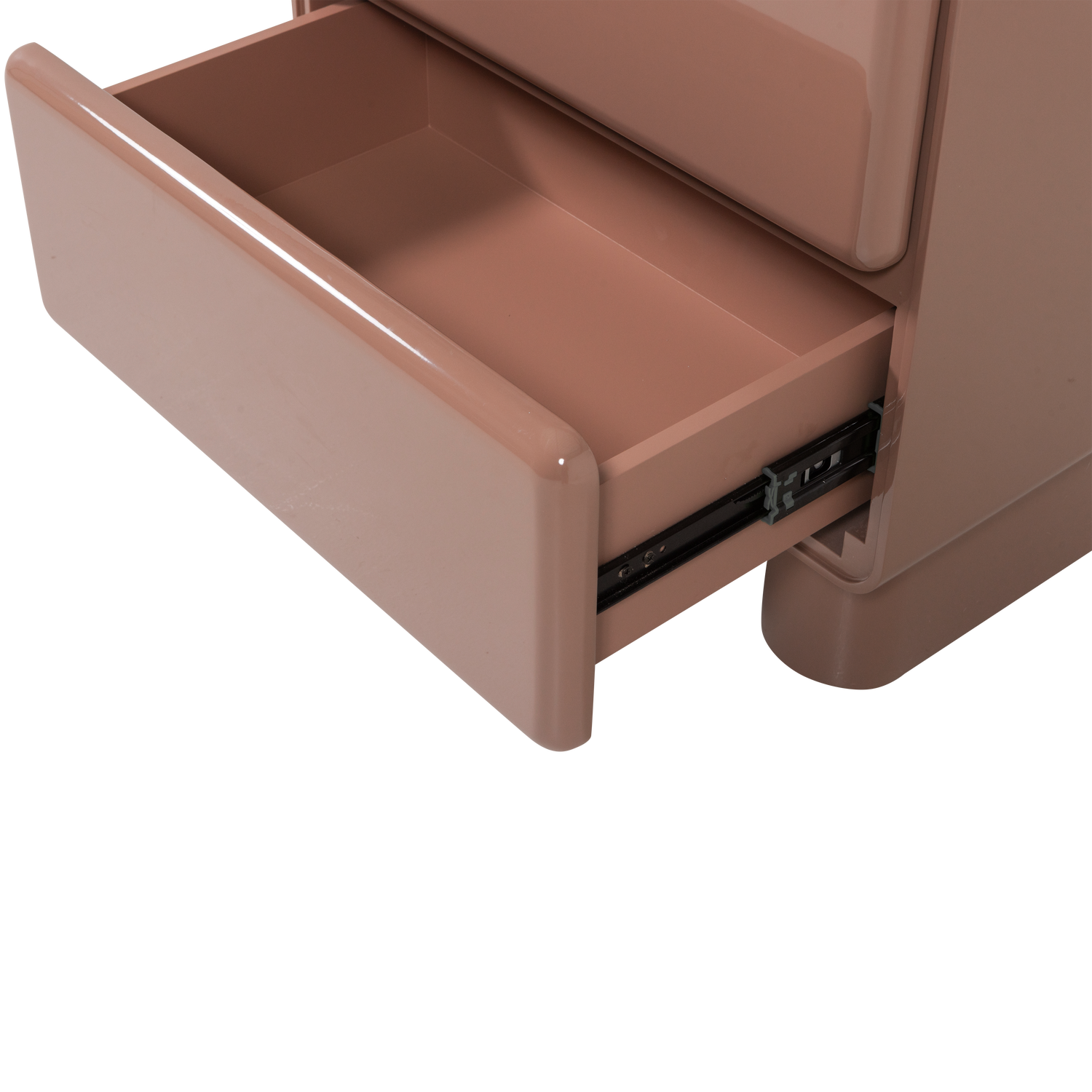 LUSTRA DRESSER/NIGHT STAND WOOD GLOSS OLD PINK [fsc]