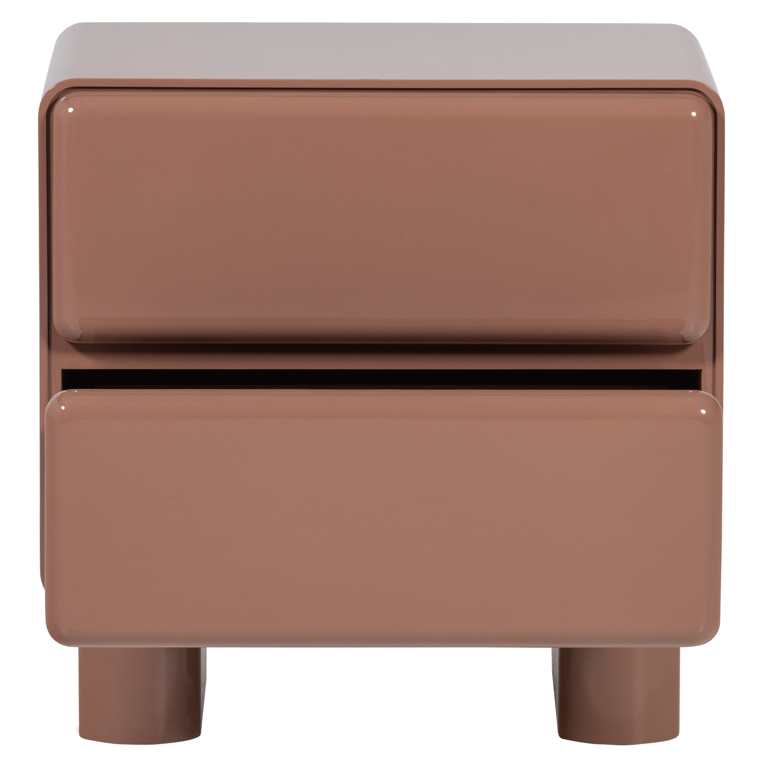 LUSTRA DRESSER/NIGHT STAND WOOD GLOSS OLD PINK [fsc]