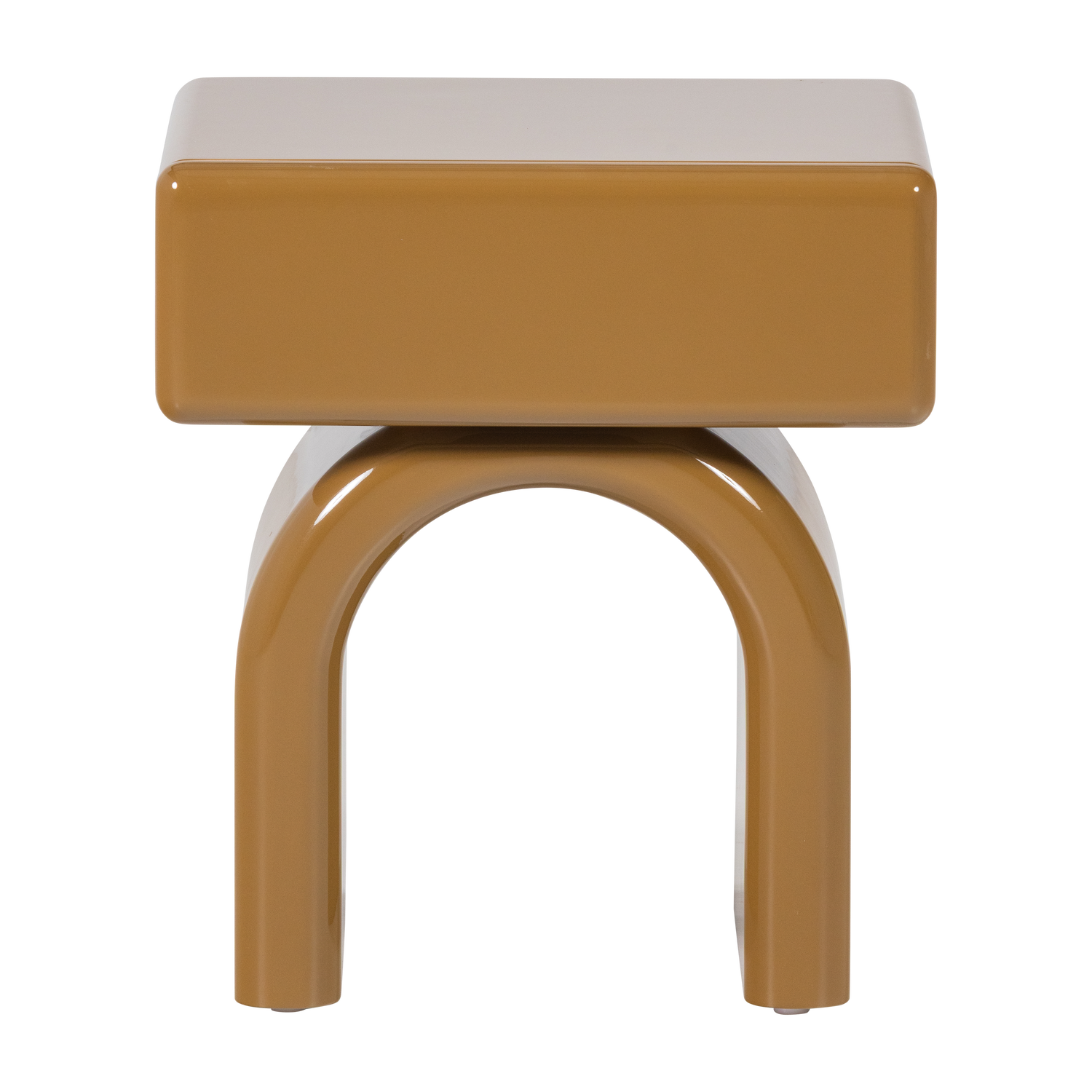 ZOREL DRESSER/NIGHT STAND WOOD GLOSS HONEY YELLOW [fsc]