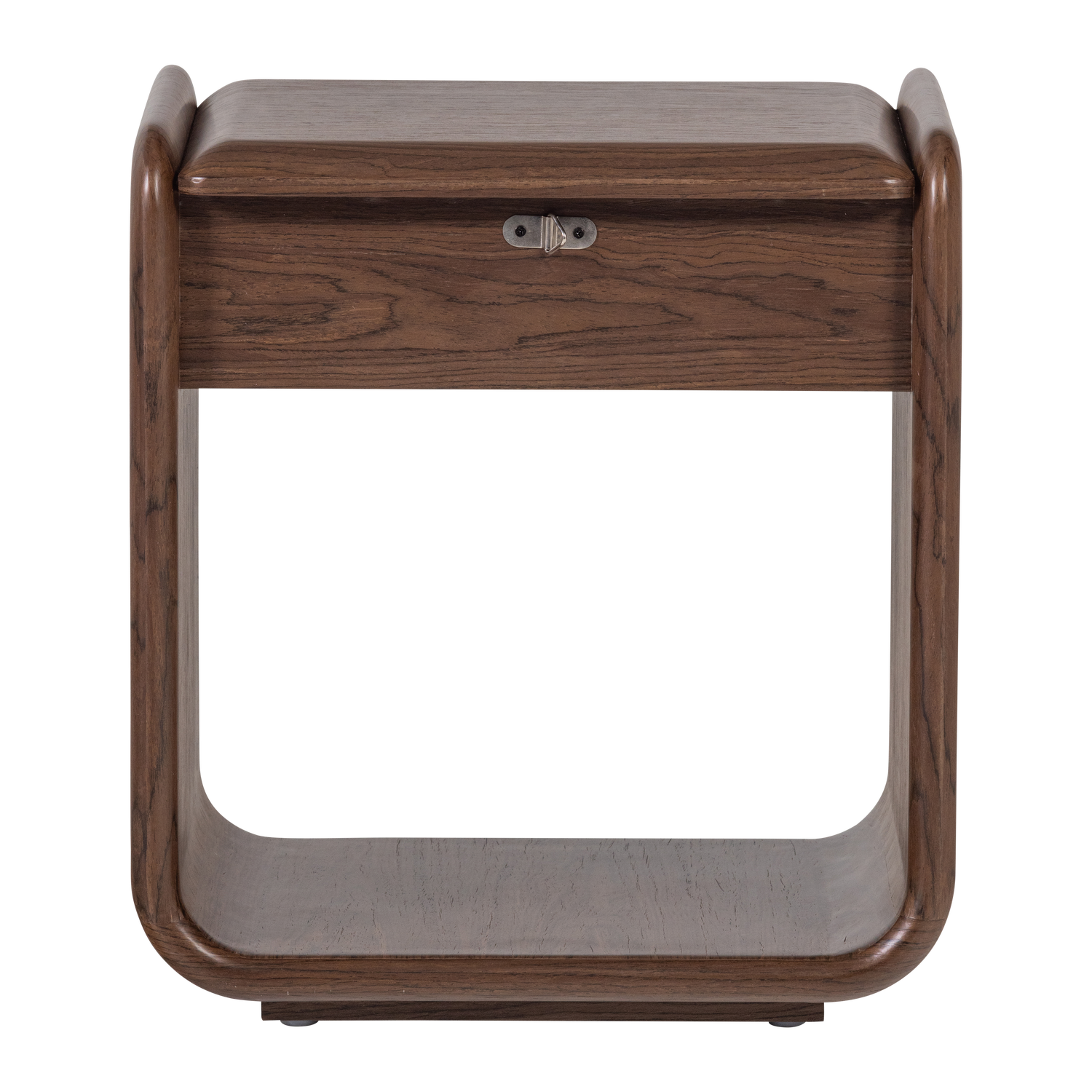 ELURA DRESSER/NIGHT STAND 1 DRAWER WOOD VENEER BROWN