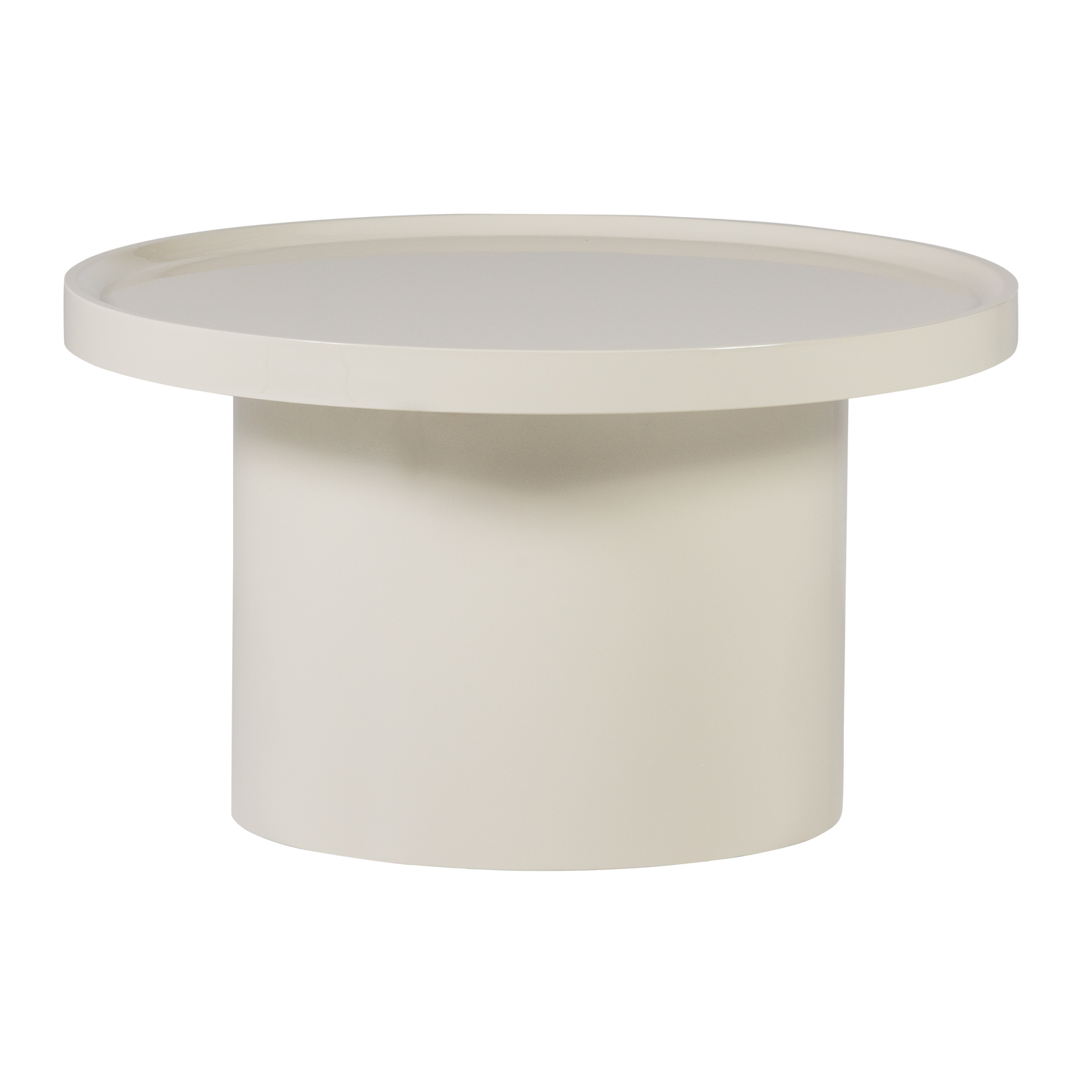 VELUNA SIDE TABLE 40X70 CM WOOD HIGH GLOSS SAND [fsc]