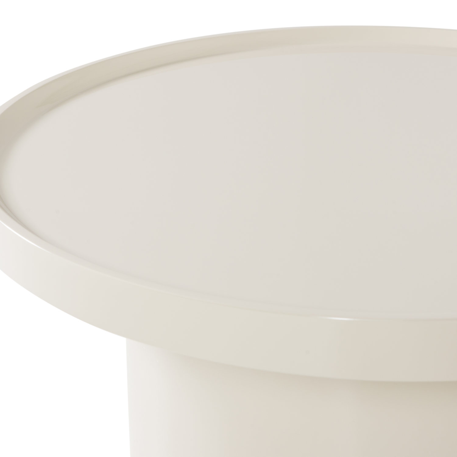 VELUNA SIDE TABLE 40X70 CM WOOD HIGH GLOSS SAND [fsc]