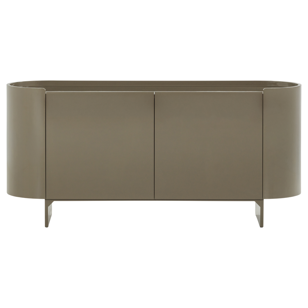 LIORA TV UNIT/SIDEBOARD WOOD HIGH GLOSS GREEN [fsc]