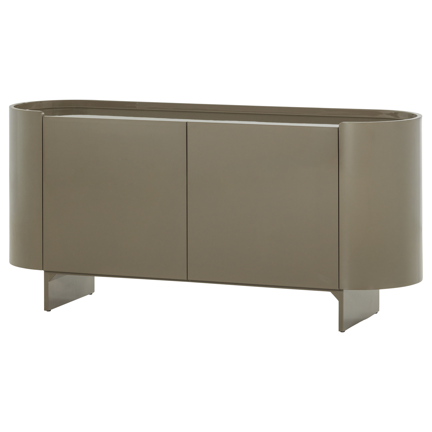 LIORA TV UNIT/SIDEBOARD WOOD HIGH GLOSS GREEN [fsc]