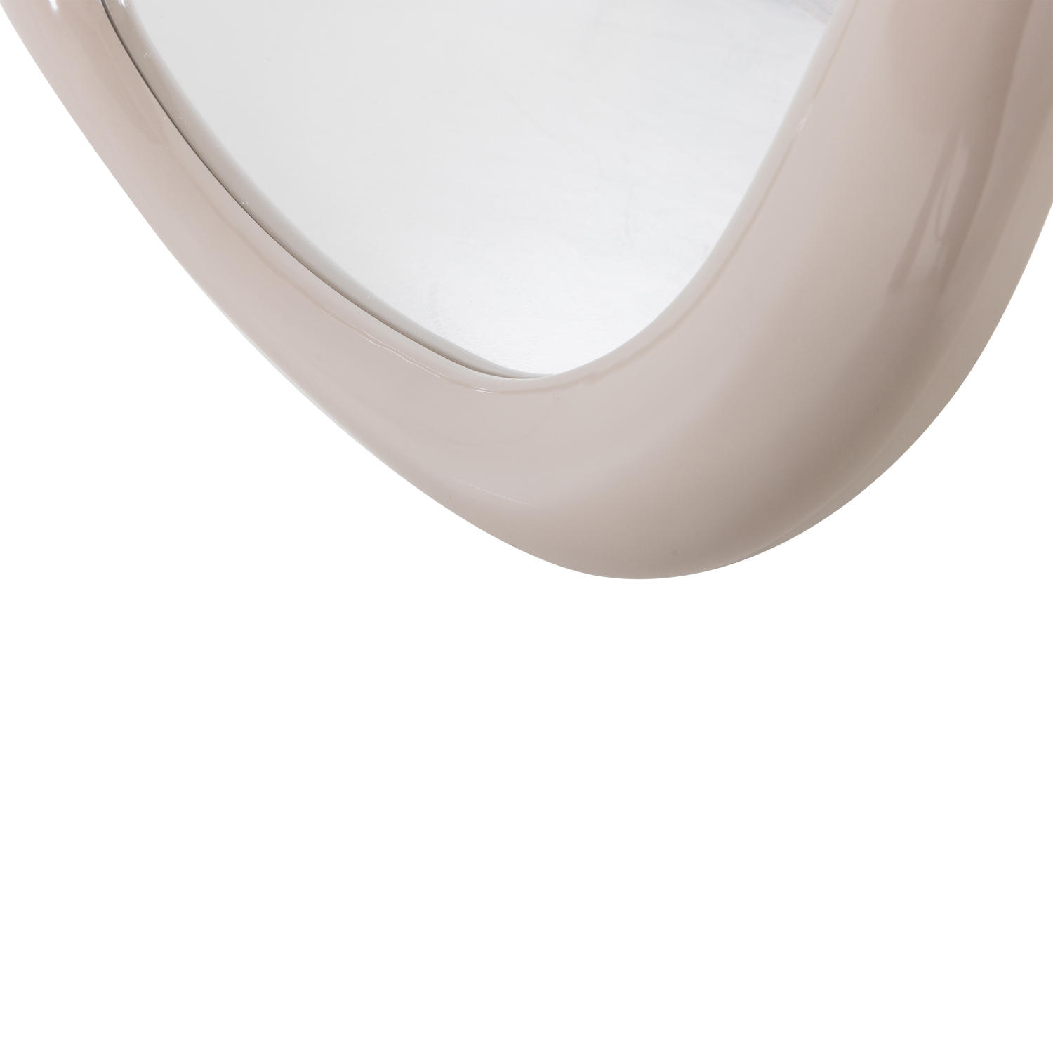NOREA MIRROR 90X90 CM WOOD HIGH GLOSS SAND [fsc]
