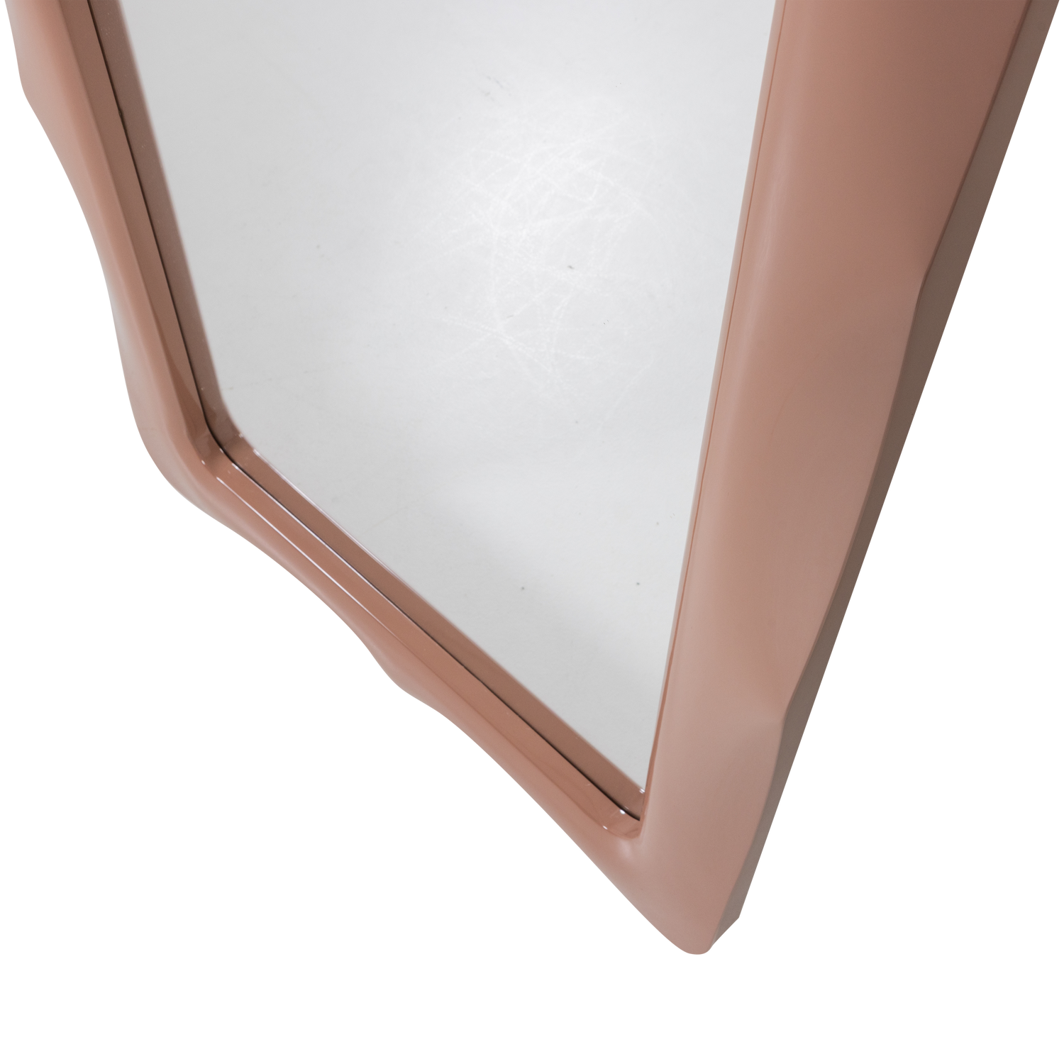 NOREA DRESSING MIRROR 180X80 CM WOOD HIGH GLOSS PINK [fsc]