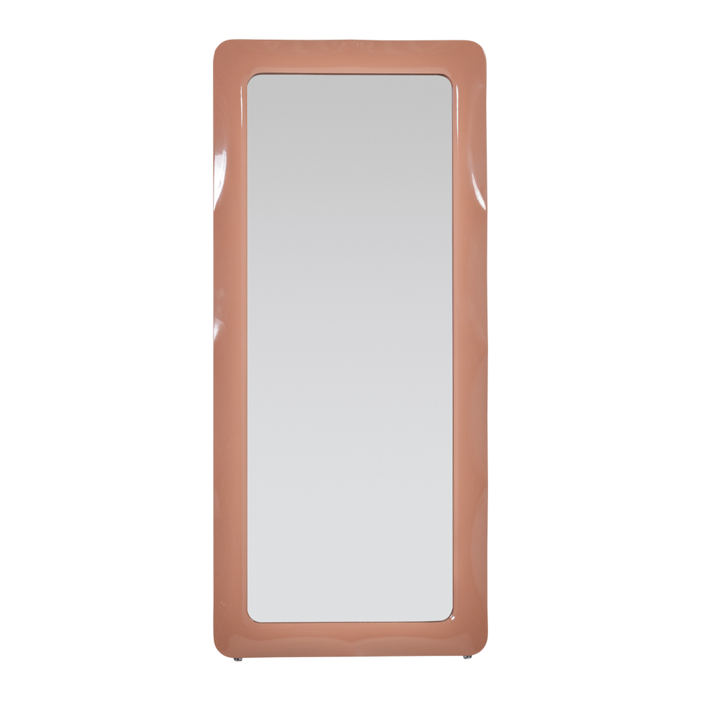 NOREA DRESSING MIRROR 180X80 CM WOOD HIGH GLOSS PINK [fsc]