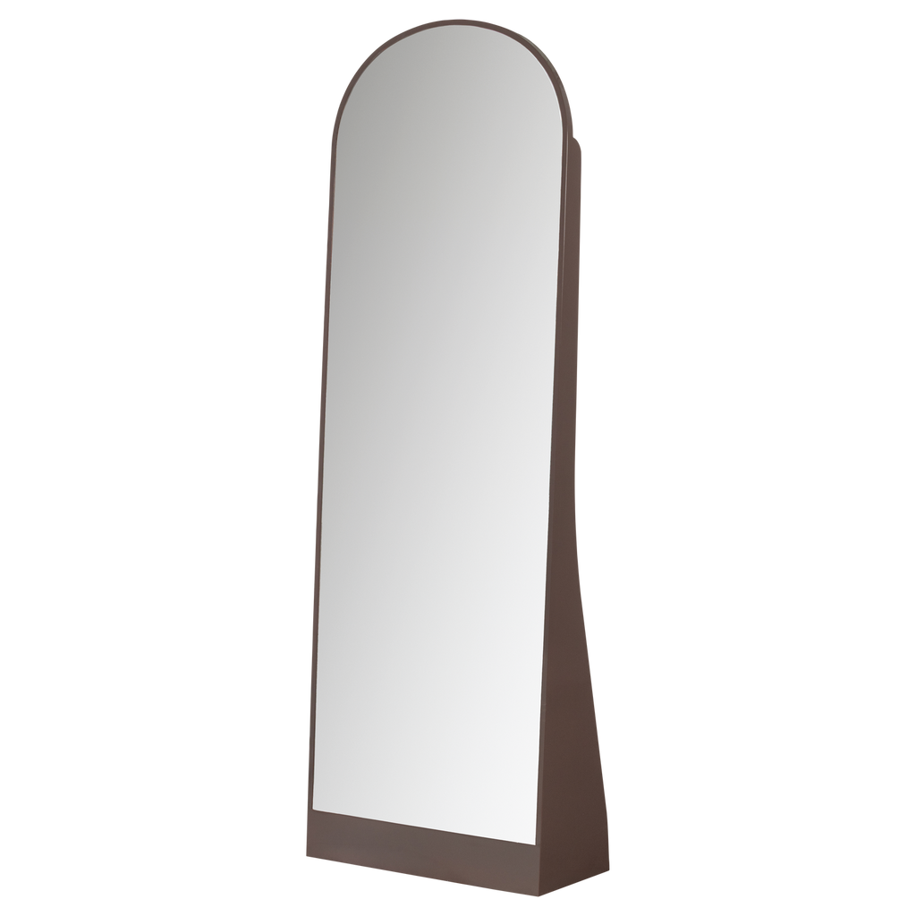 SOLARI DRESSING MIRROR 175X60 CM WOOD HIGH GLOSS BROWN [fsc]