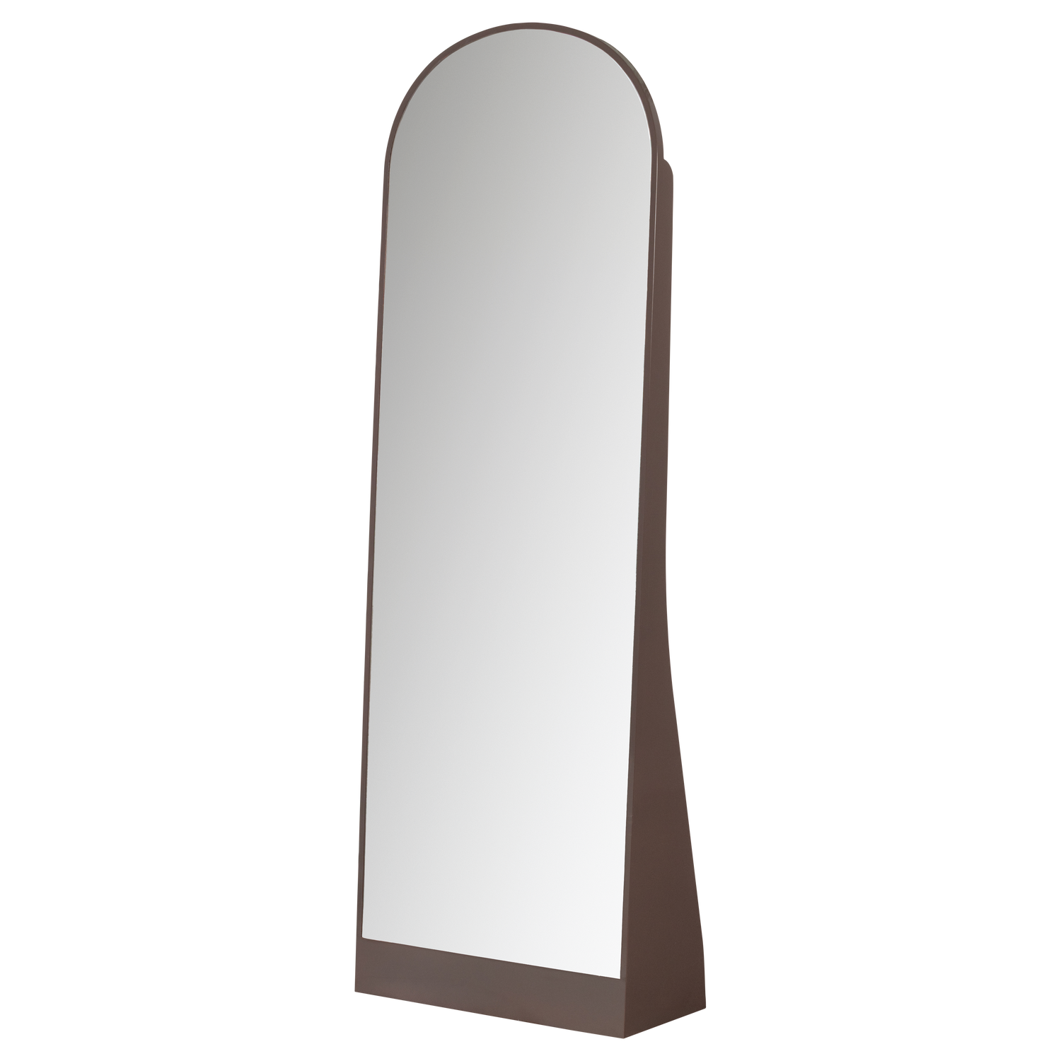 SOLARI DRESSING MIRROR 175X60 CM WOOD HIGH GLOSS BROWN [fsc]