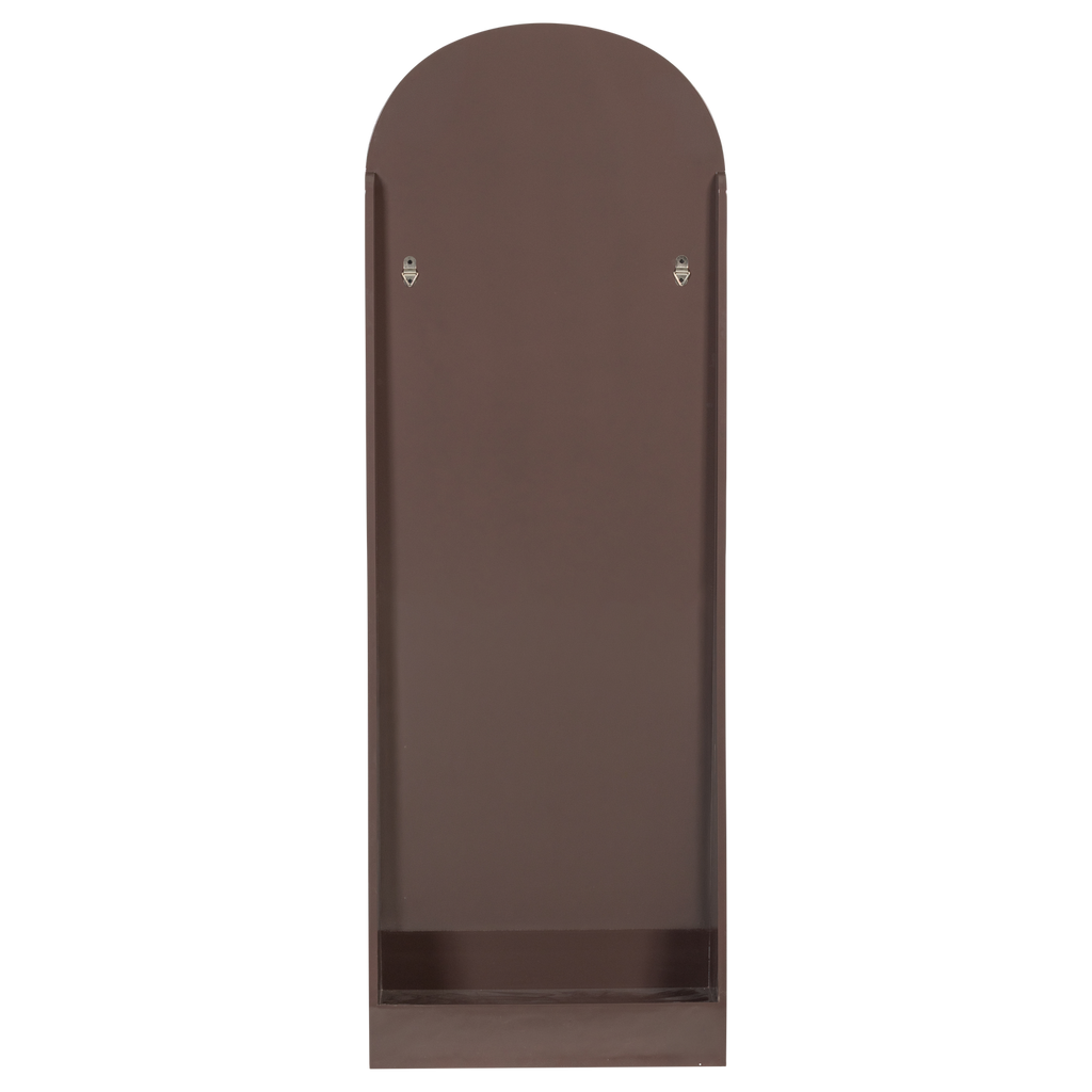 SOLARI DRESSING MIRROR 175X60 CM WOOD HIGH GLOSS BROWN [fsc]