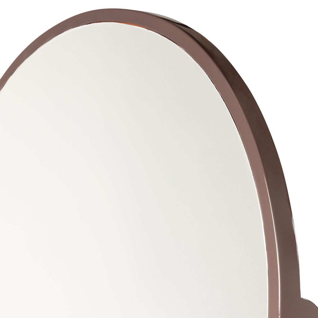 SOLARI DRESSING MIRROR 175X60 CM WOOD HIGH GLOSS BROWN [fsc]