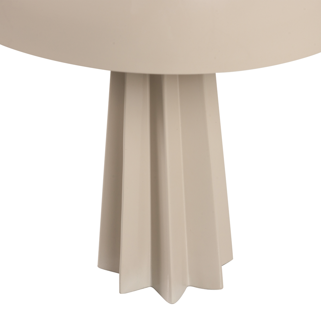 VIREL TABLE LAMP METAL HIGH GLOSS LIGHT GREY