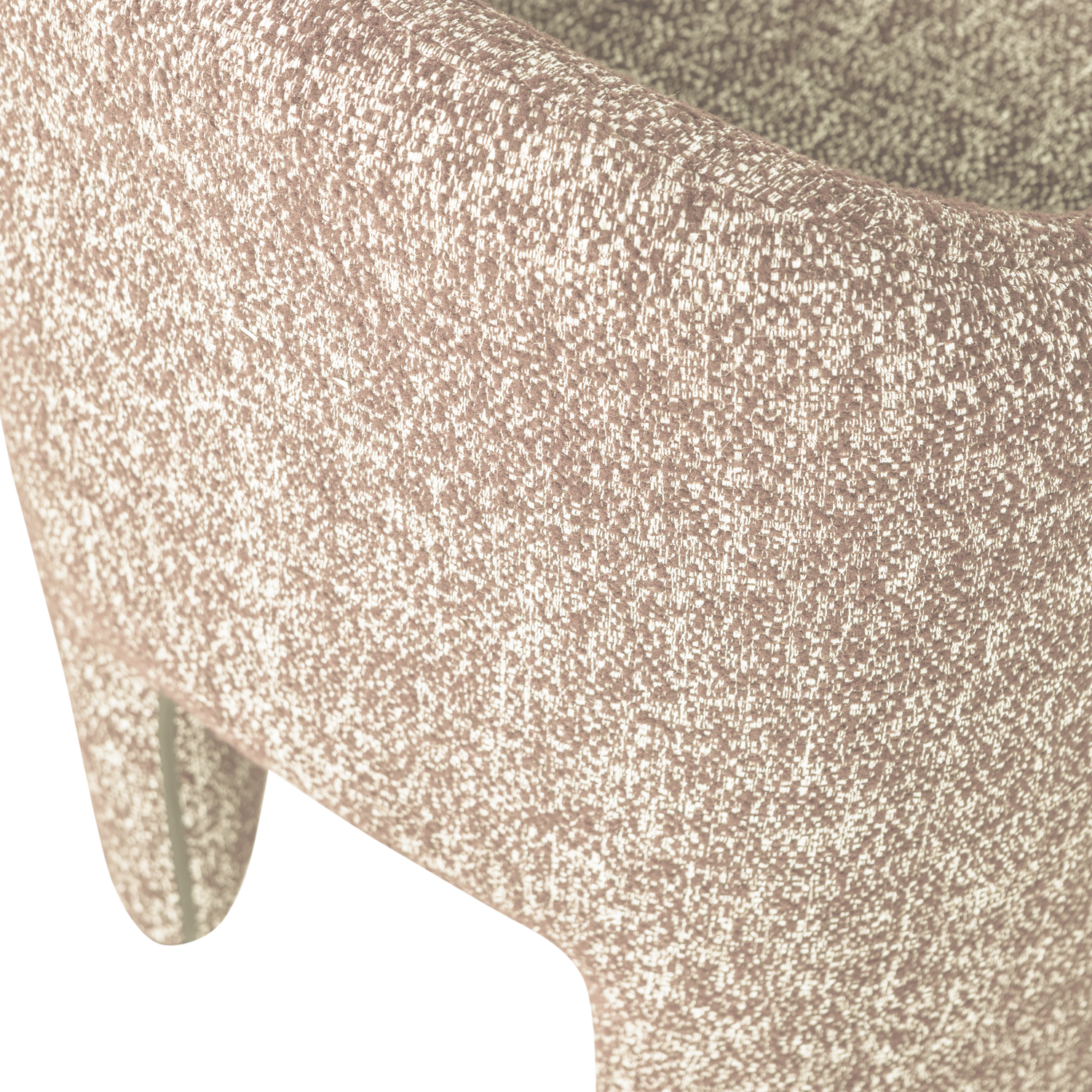 CORDO DINING CHAIR WITH WHEELS NATURAL MELANGE [fsc]