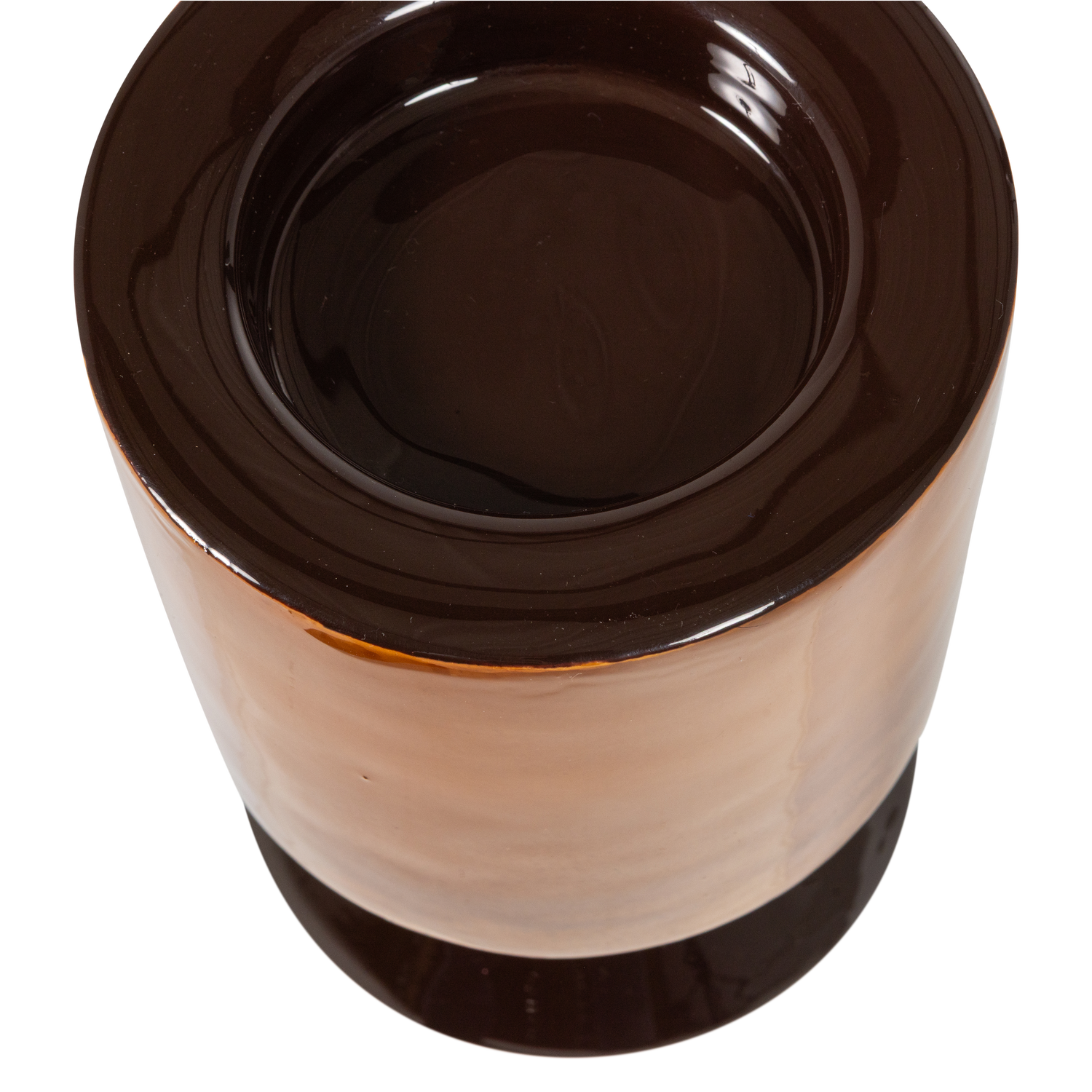 KIVA CANDLE HOLDER 33X15 CM METAL BROWN