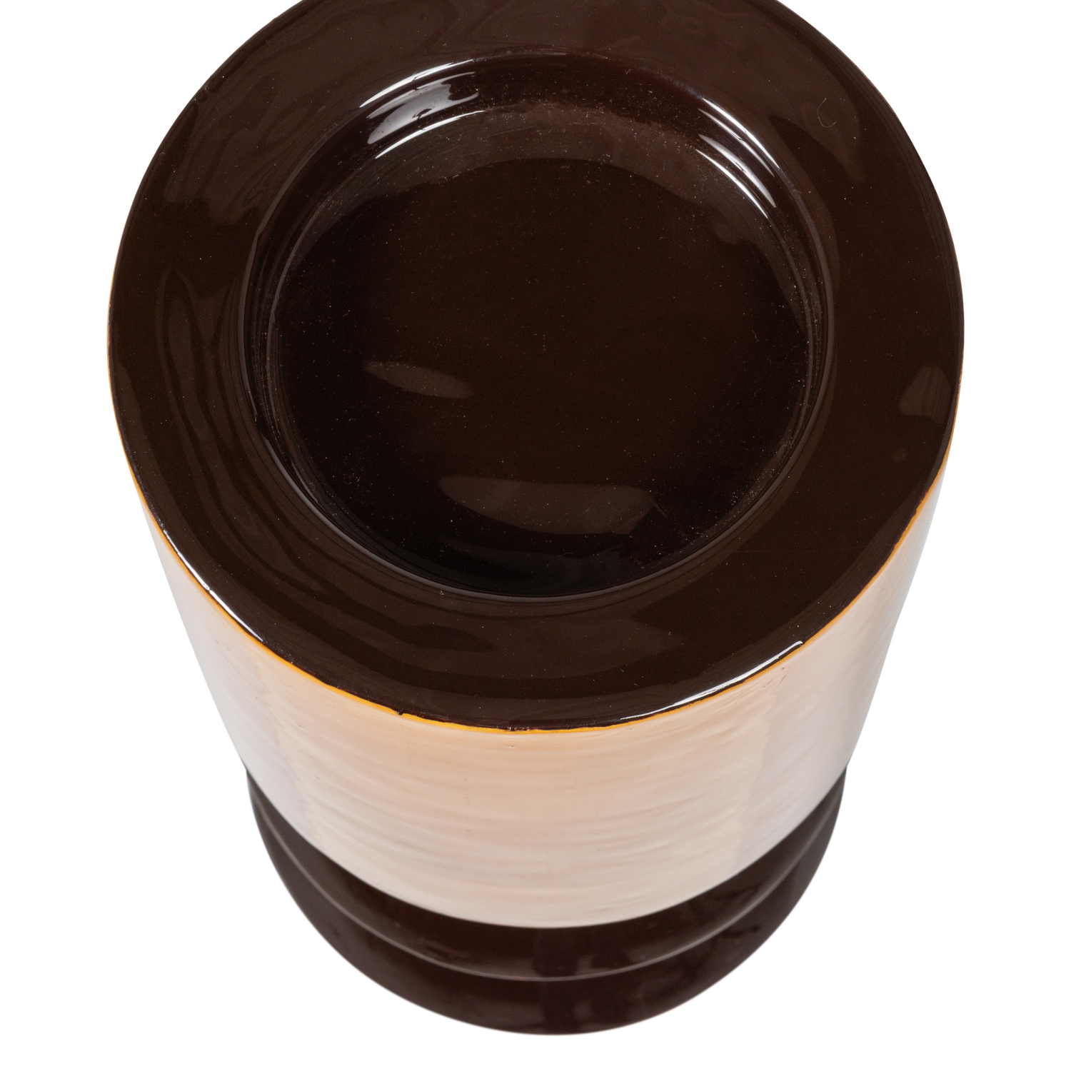 KIVA CANDLE HOLDER 20X12 CM METAL BROWN