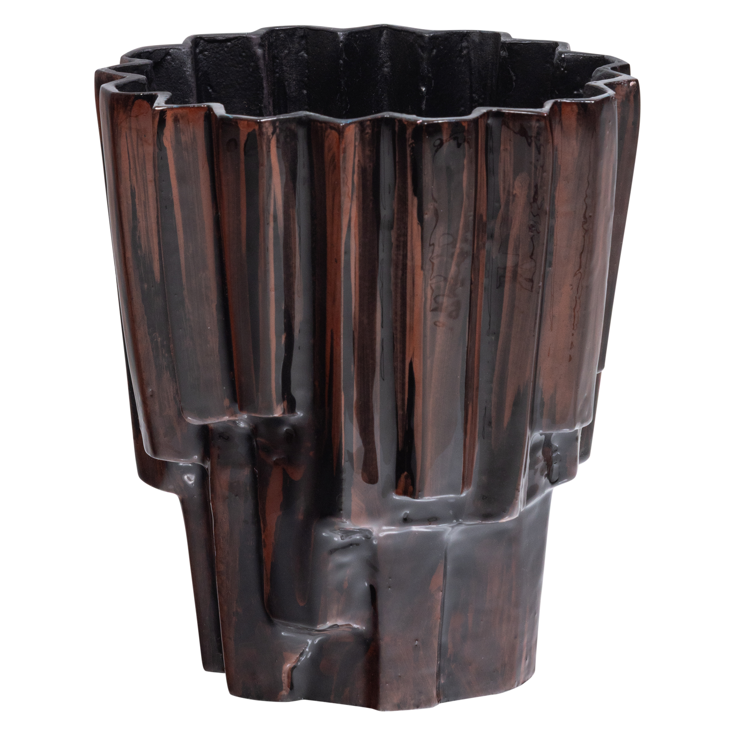 DRAVA POT ALUMINIUM BROWN