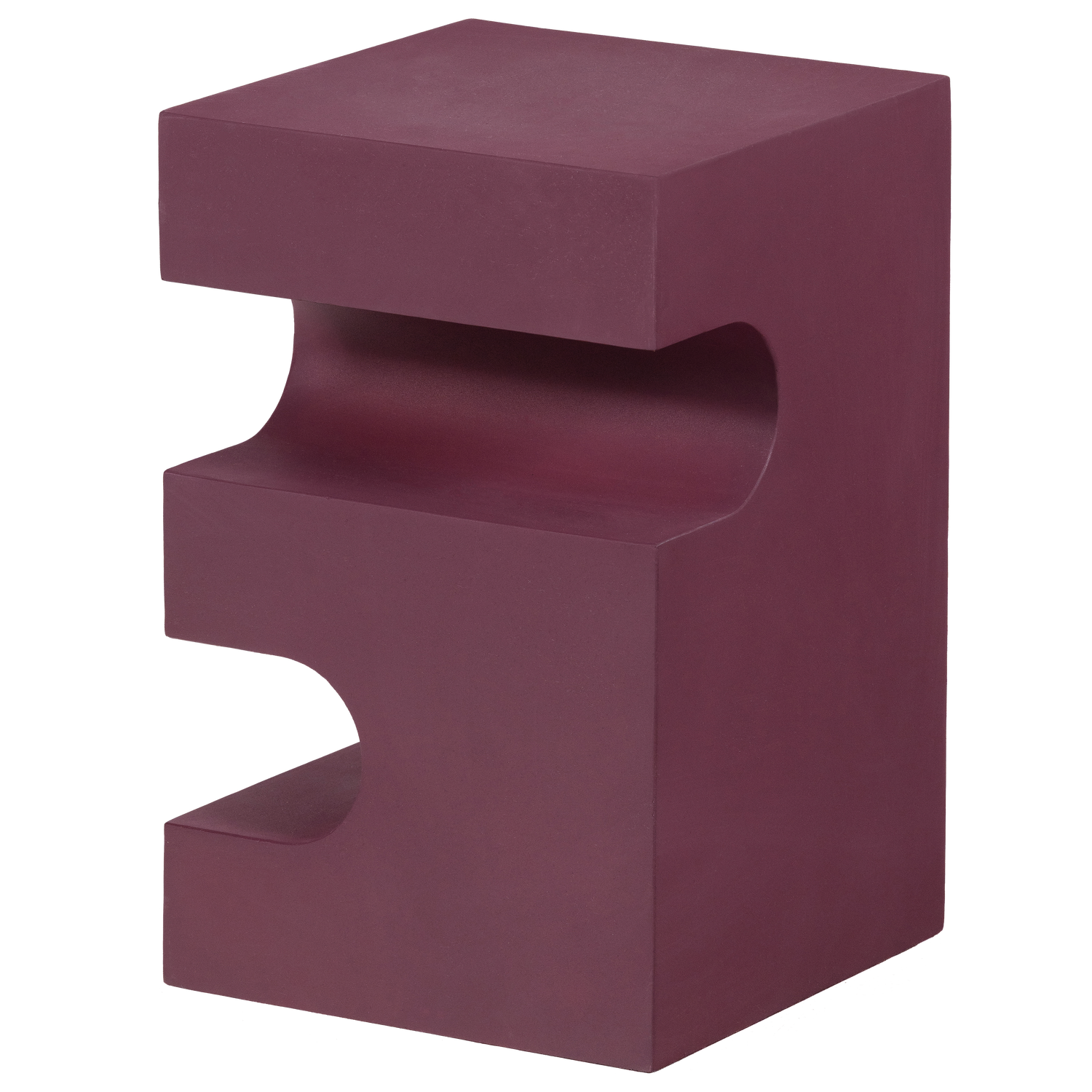 JESSA SIDE TABLE METAL PURPLE/BROWN