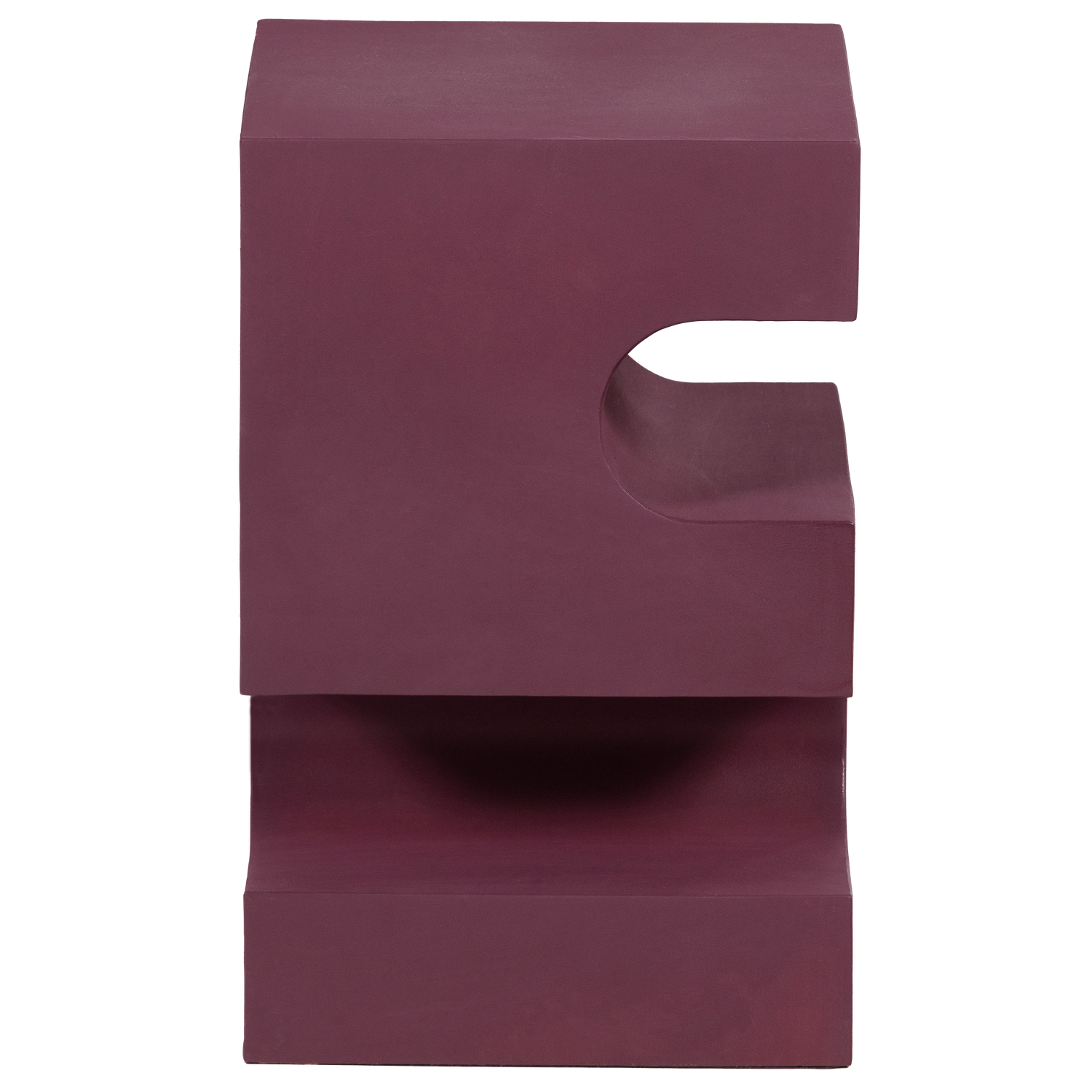 JESSA SIDE TABLE METAL PURPLE/BROWN