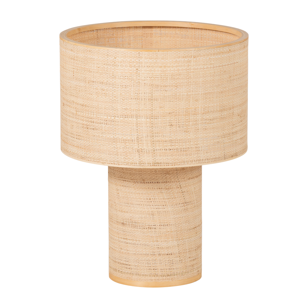 SYRO TABLE LAMP RAFFIA NATURAL 55XO42 CM