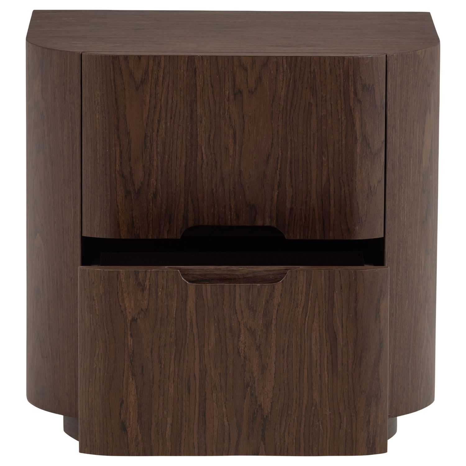 ARVI DRESSER/NIGHT STAND 2 DRAWERS WOOD VENEER BROWN