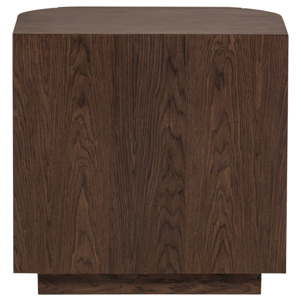 ARVI DRESSER/NIGHT STAND 2 DRAWERS WOOD VENEER BROWN