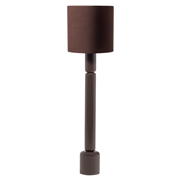 ZIVIAN FLOOR LAMP WOOD HIGH GLOSS DARK BROWN [fsc]