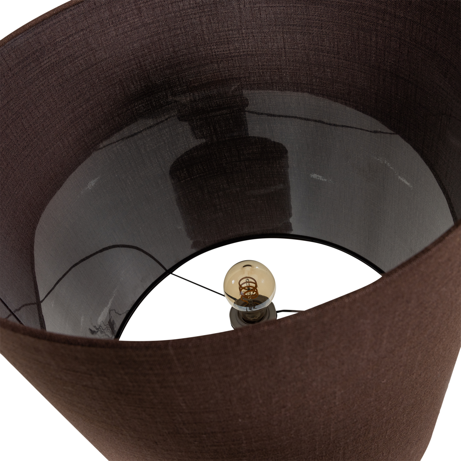 ZIVIAN FLOOR LAMP WOOD HIGH GLOSS DARK BROWN [fsc]