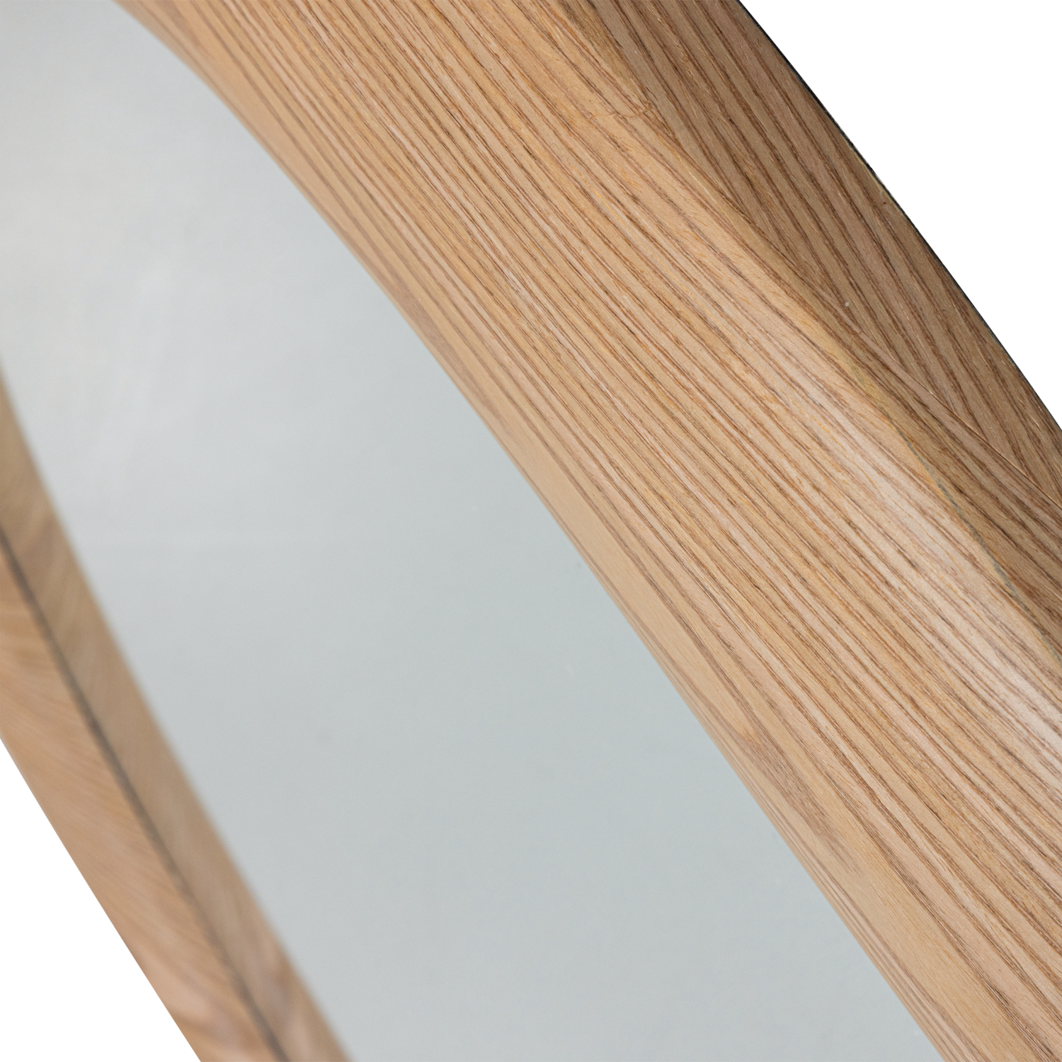 GLIVON MIRROR 100X100 CM WOOD OAK VENEER NATURAL