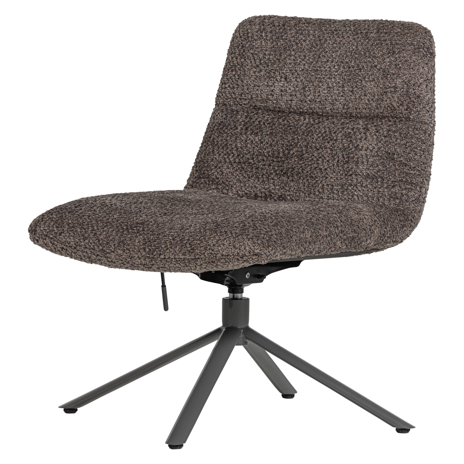 SOREN ADJUSTABLE SWIVEL ARMCHAIR WOOLLY BROWN
