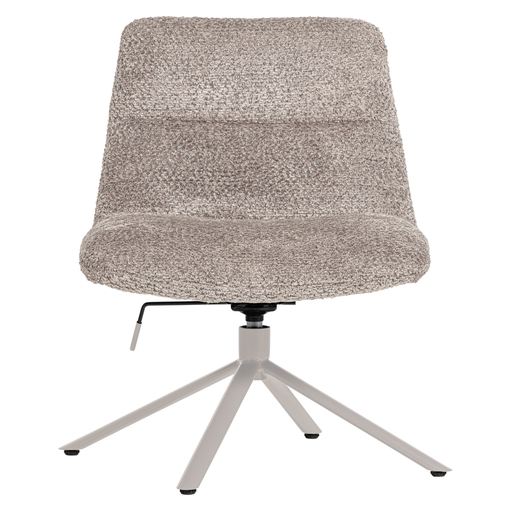 SOREN ADJUSTABLE SWIVEL ARMCHAIR WOOLLY GREY