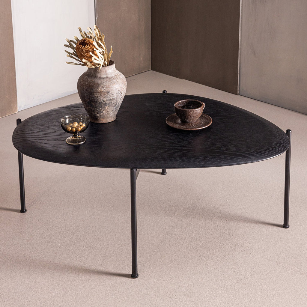 KOTA COFFEE TABLE 36X92X68 CM MDF/VENEER BLACK