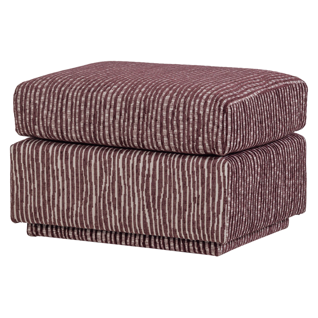 LOU HOCKER WITH DESSIN BURGUNDY RED [fsc]