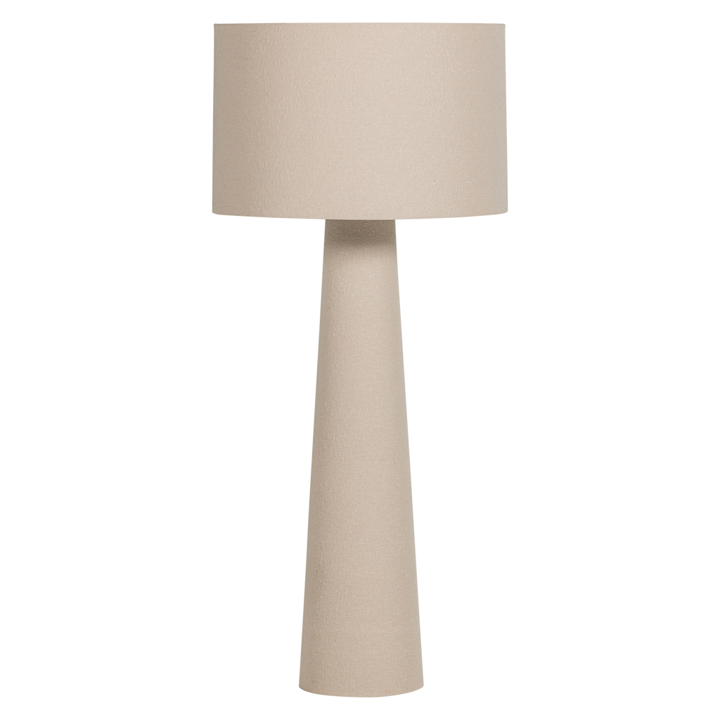 LOFT FLOOR LAMP XXL METAL/BOUCLE NATURAL 160XO70CM